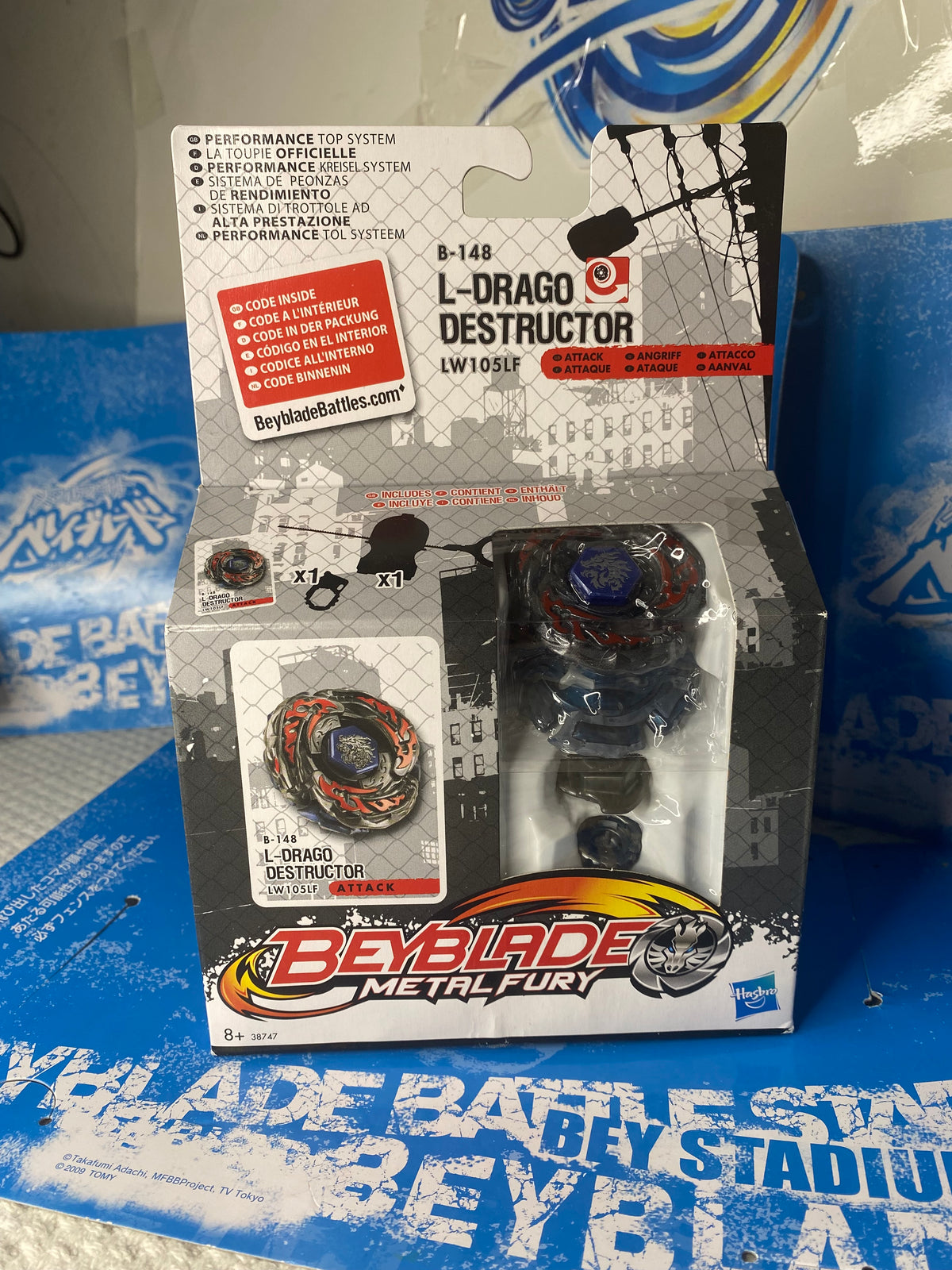 Hasbro Beyblade Metal Fury — New L-Drago Destructor LW105LF