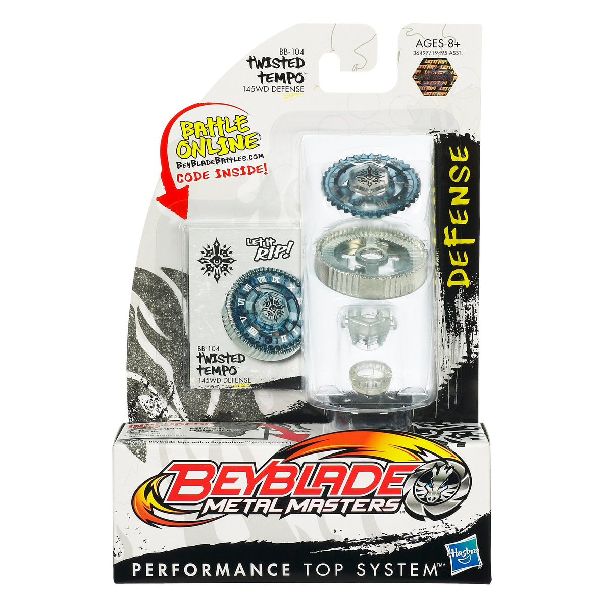 “PRE ORDER” Hasbro Beyblade Metal Masters — New Twisted Tempo 145WD