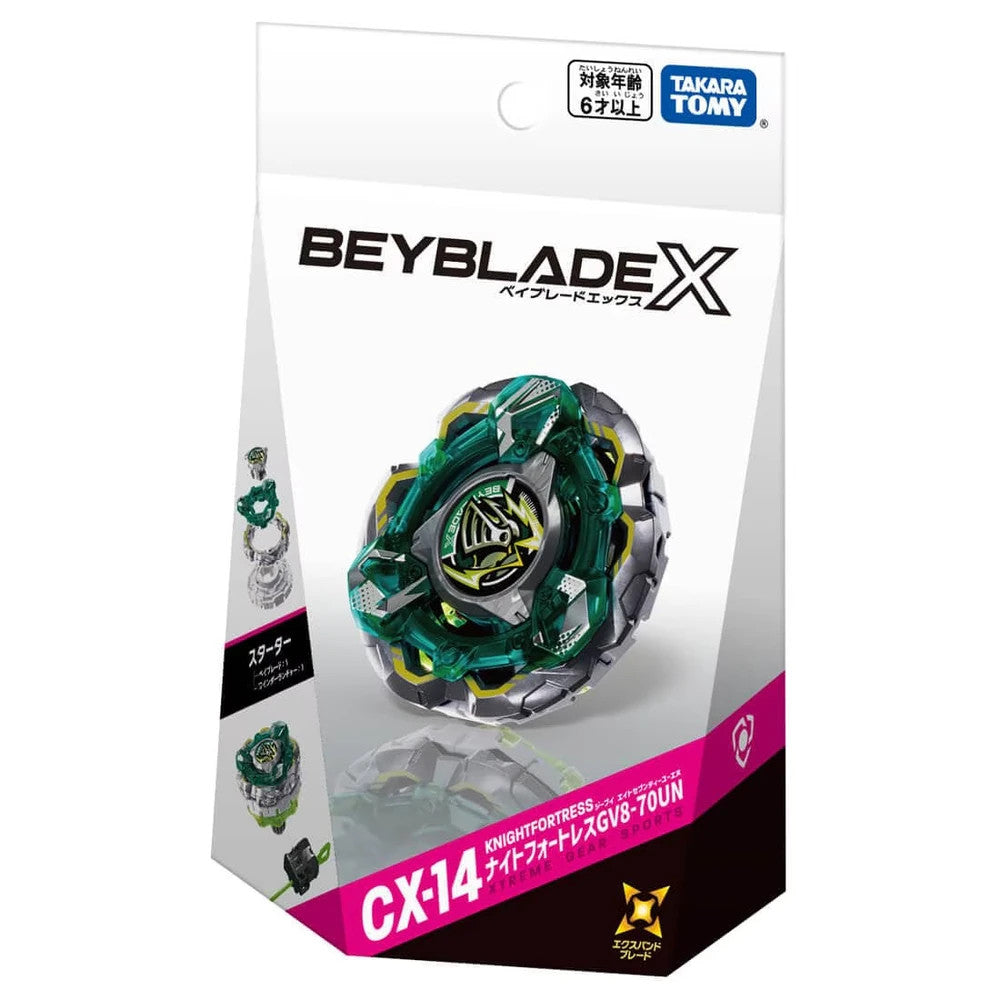 Takara Tomy Beyblade X- CX-14 Knight Fortress CANADIAN SELLER