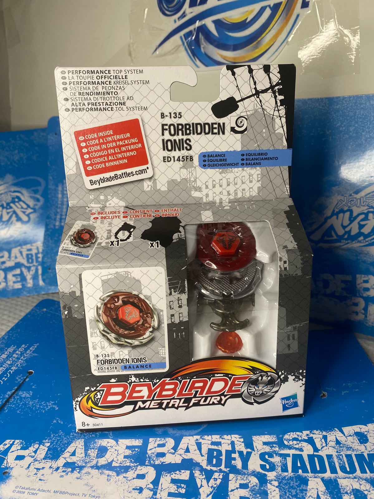 Hasbro Beyblade Metal Fury— New Forbidden Ionis ED145FB