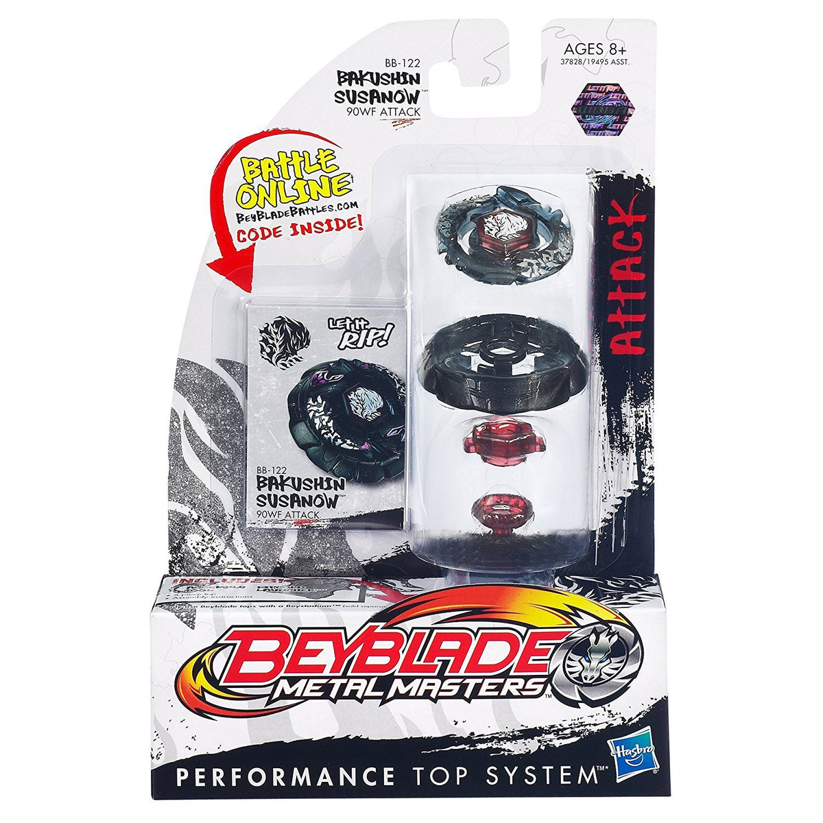 “PRE ORDER” Hasbro Beyblade Metal Masters — New Bakushin Susanow 90WF(NOT MINT)