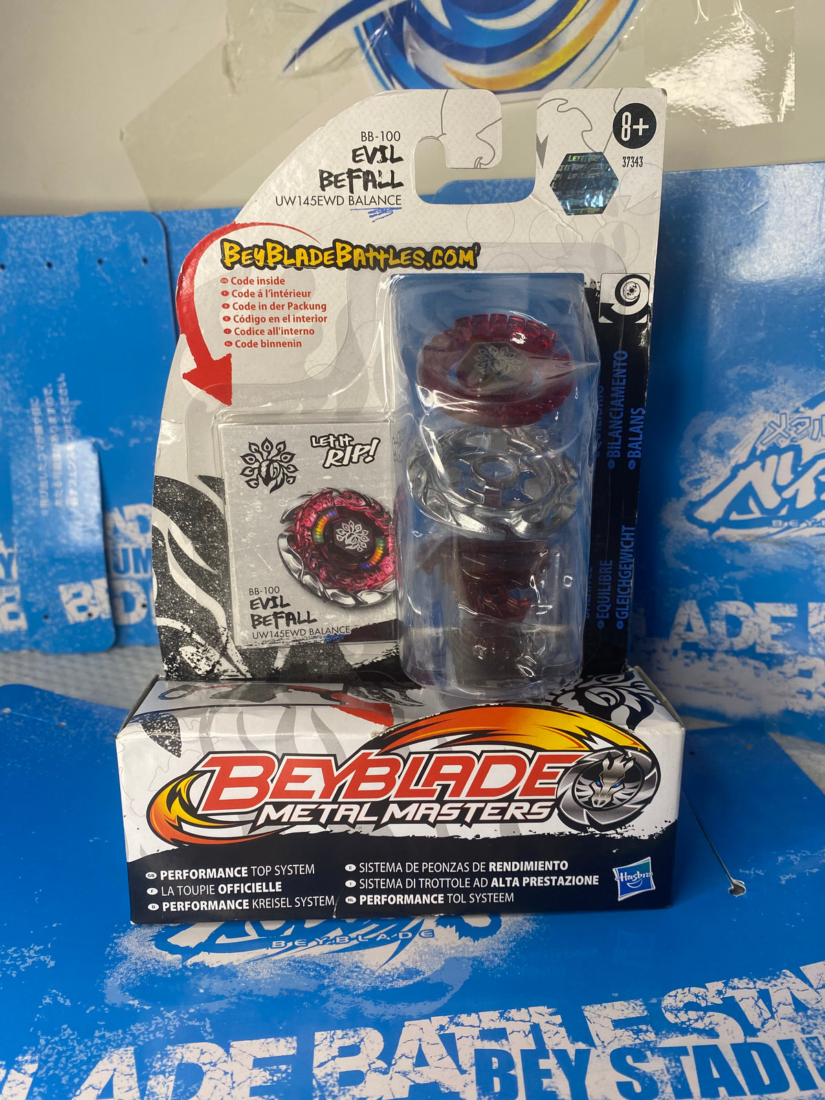 Hasbro Beyblade Metal Masters— Evil Befall UW145EWD