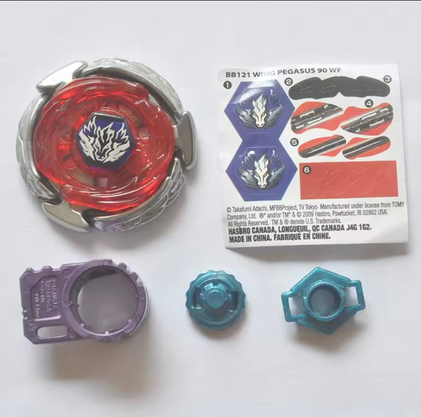 Takara Tomy Metal Fury Beyblade Red Wing Pegasus 90WF  - CANADIAN SELLER