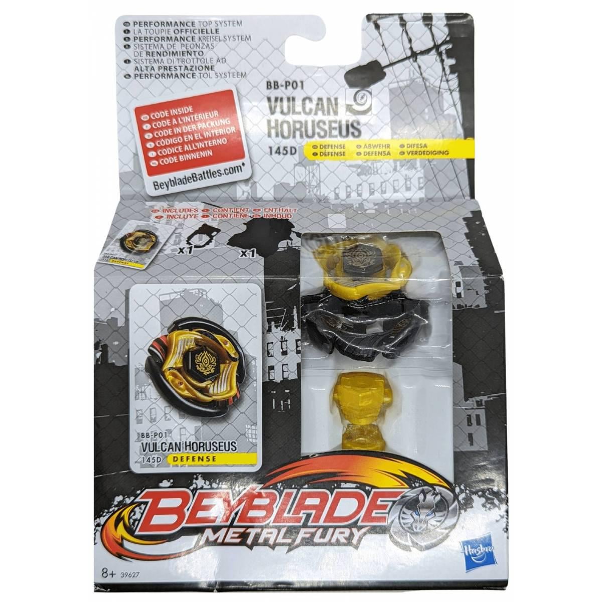 “PRE ORDER” Hasbro Beyblade Metal Fury— New Vulcan Horuseus 145D