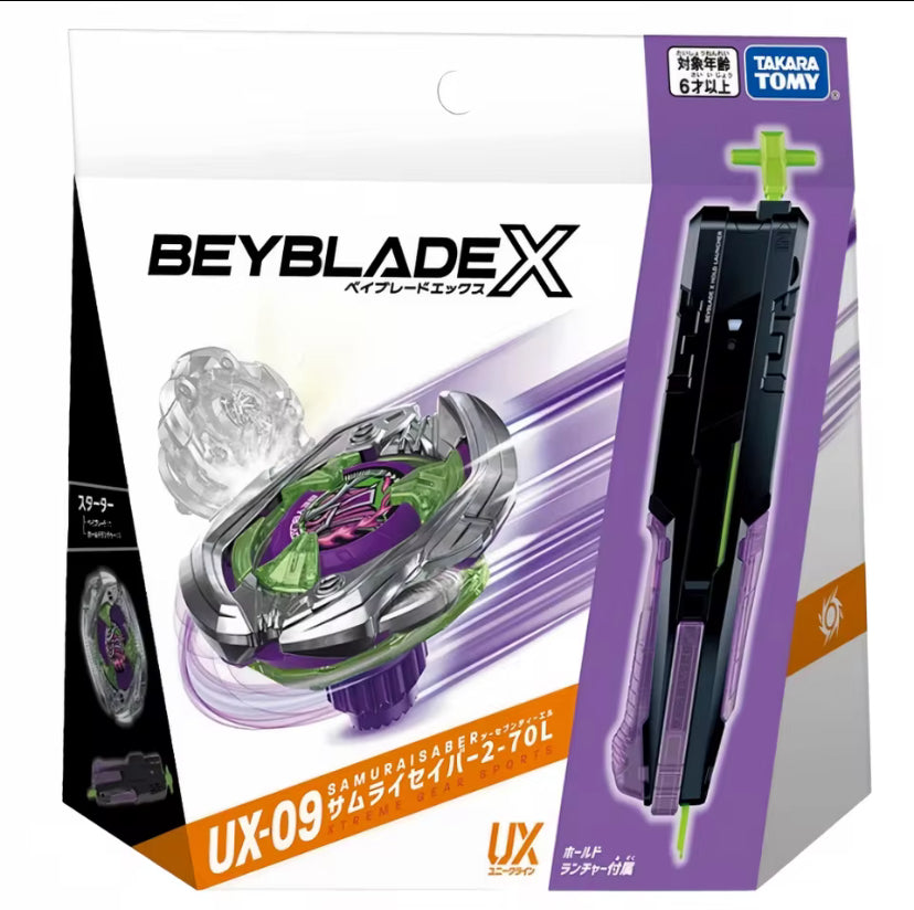 Takara Tomy Beyblade X- UX-09 Samurai Saber CANADIAN SELLER