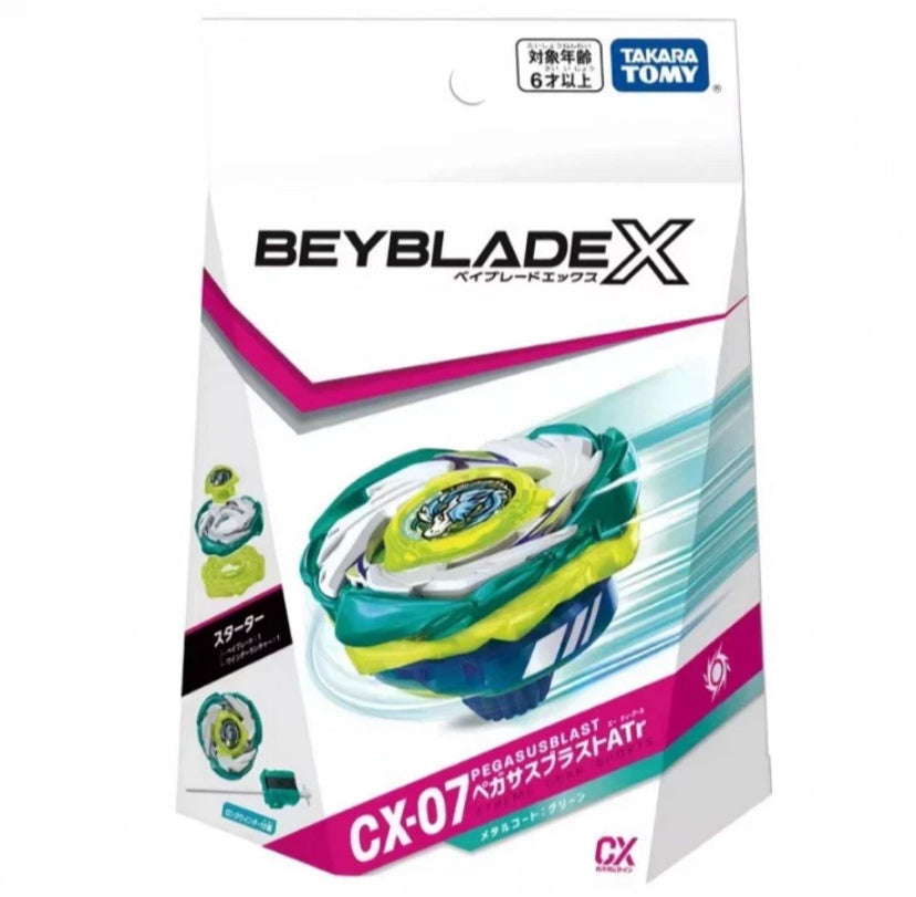 Takara Tomy Beyblade X- CX-07 Starter Pegasus Blast CANADIAN SELLER