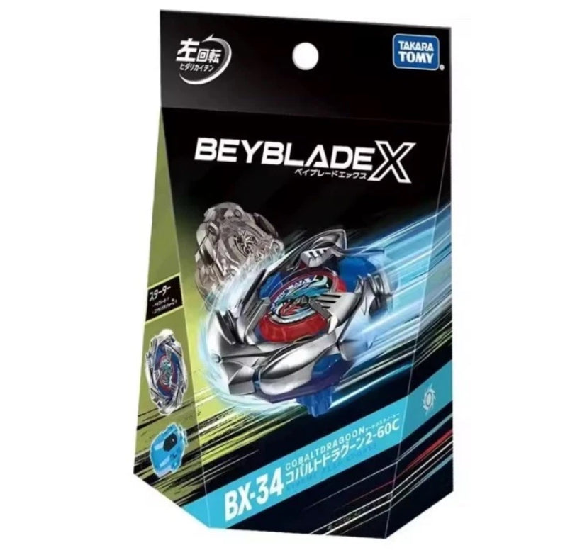 Takara Tomy Beyblade X- BX-34 Cobalt Dragoon CANADIAN SELLER