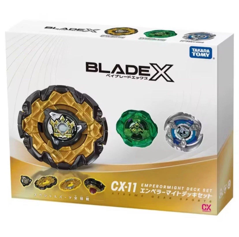 Takara Tomy Beyblade X- CX-11 Emperor Might Deck Set CANADIAN SELLER