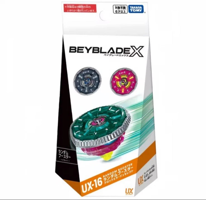 Takara Tomy Beyblade X- Ux-16 Randoom Booster Clock Mirage CANADIAN SELLER