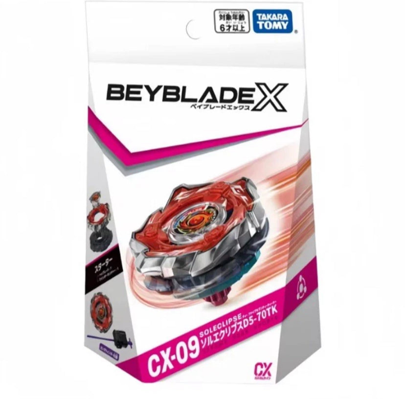 Takara Tomy Beyblade X- CX-09 Starter Sol Eclipse CANADIAN SELLER