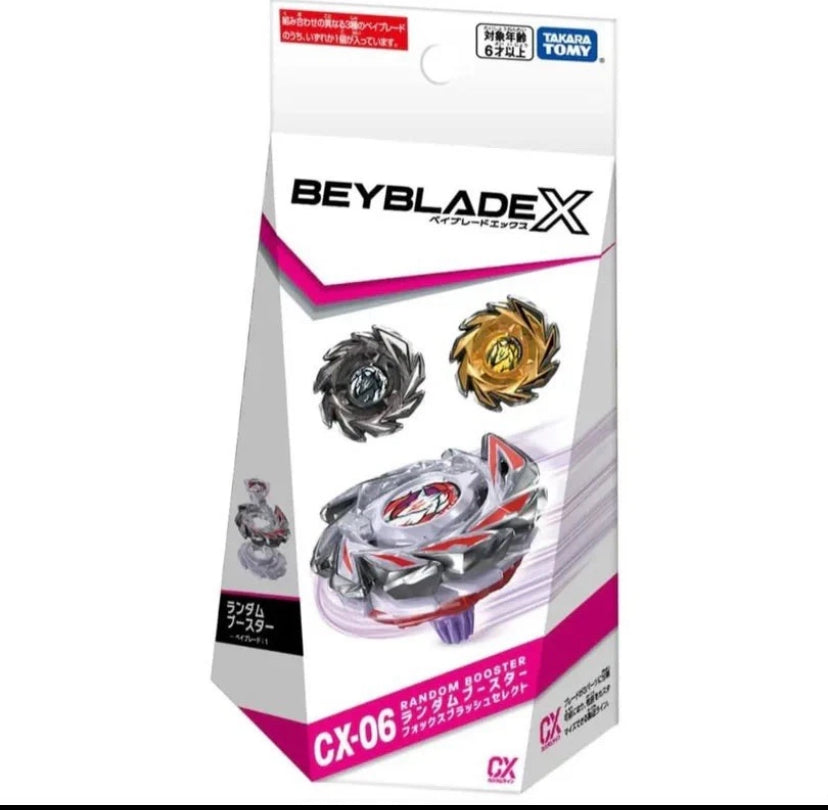 Takara Tomy Beyblade X- CX-06 Random Booster Foxbush  CANADIAN SELLER