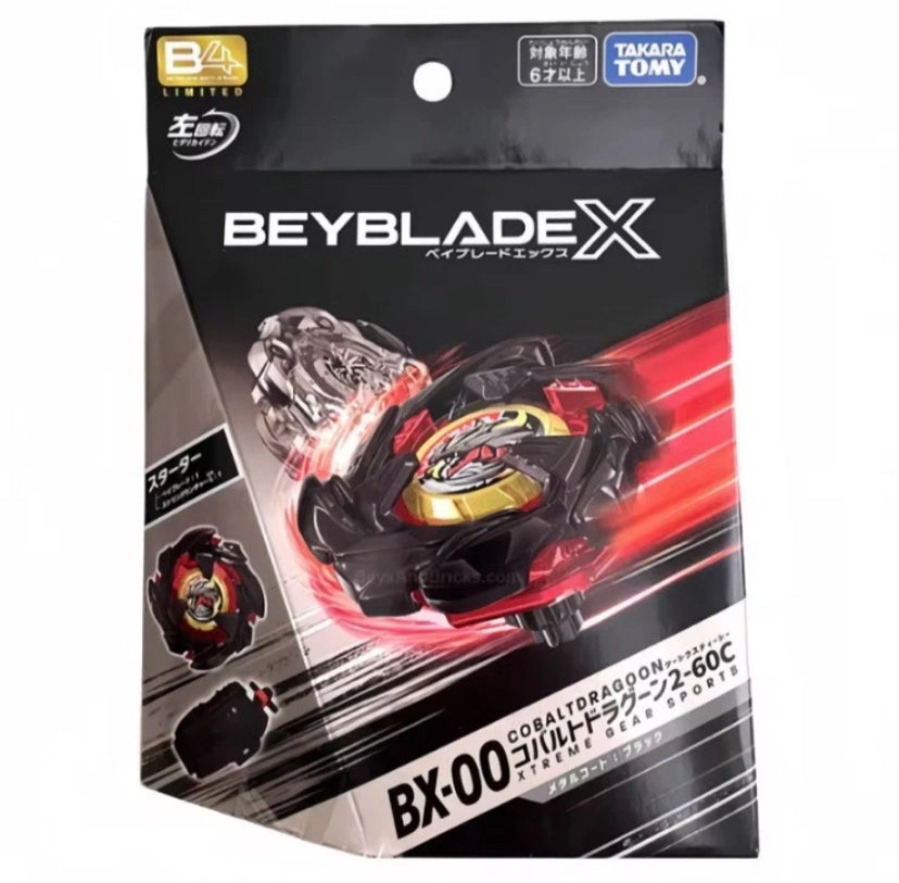 Takara Tomy Beyblade X- BX-00 Black Cobalt Dragoon CANADIAN SELLER