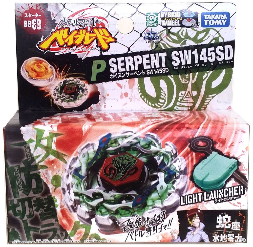Takara Tomy Metal Fusion Beyblade Poison Serpent SW145SD- CANADIAN SELLER