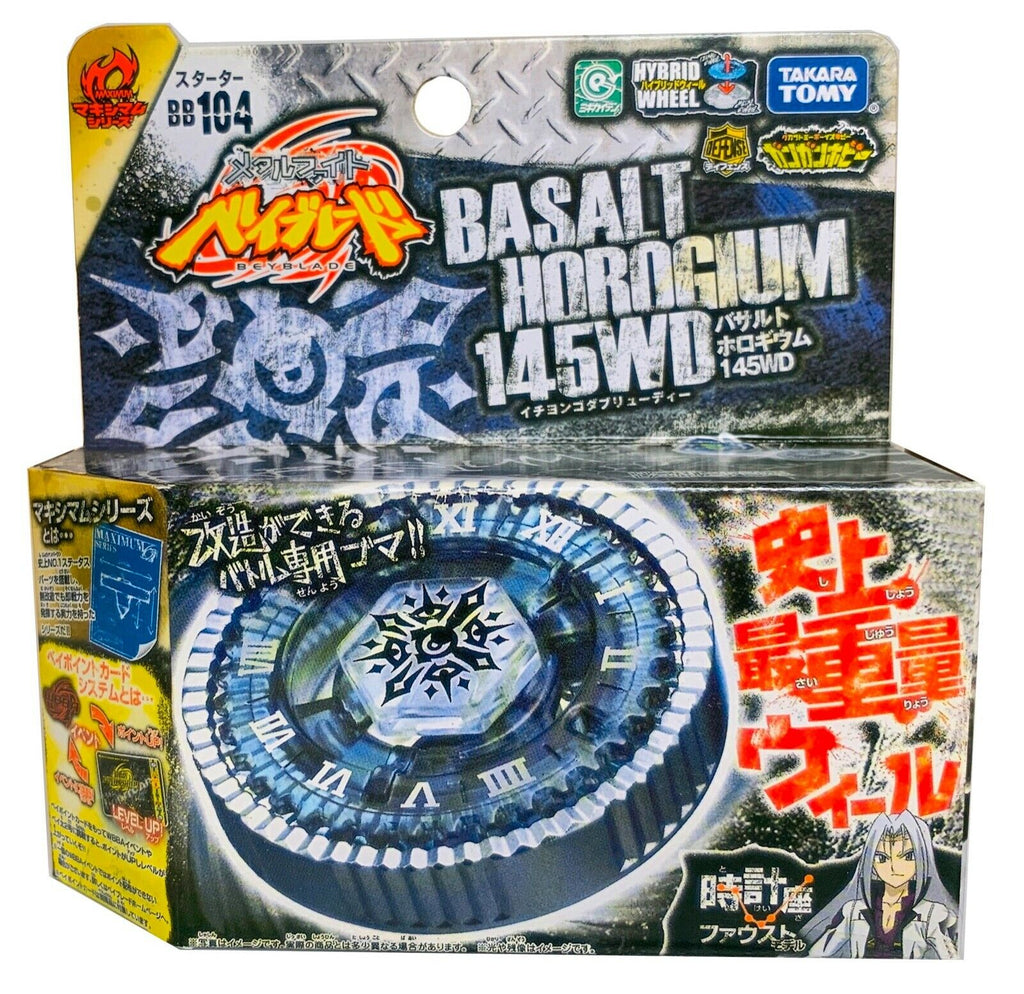 Takara Tomy Metal Masters Beyblade Twisted Tempo  145WD- CANADIAN SELLER